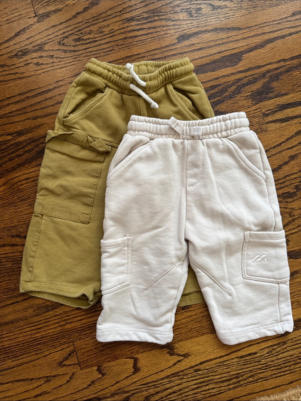 Lot of 2 Boys Zara Cargo Sweatpants Size 18 Mo